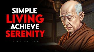 How To Live A Simple Life And Attain Serenity | Buddhism