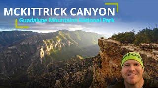 TOUGHEST HIKE in TEXAS? | Backpacking McKittrick Canyon | Guadalupe Mountains National Park