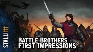 'Turn-Based Mount and Blade" | Battle Brothers Gameplay (First Impressions/First Look)