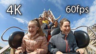 Cú Chulainn front seat on-ride reverse ridercam 4K POV @60fps Tayto Park Cu Chulainn Emerald Park