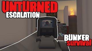 I Lived In A BUNKER For 24 Hours In Unturned ... (Unturned Survival Part 1)