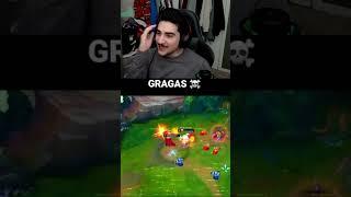 GRAGAS JUMP SCARE IN LEAGUE OF LEGENDS #shorts