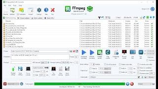 FFmpeg Batch AV Converter - Main tab and settings