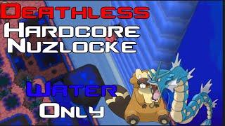 Deathless Hardcore Nuzlocke - Platinum Water Only (no Items, No overleveling)