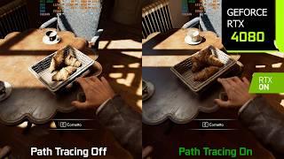 Indiana Jones and the Great Circle Path Tracing On vs Off - Graphics/Performance Comparison