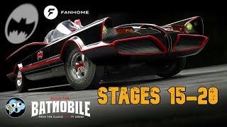 Building the 1/8 scale diecast Batman 1966 Bamobile model by Fanhome Stages 15 - 20