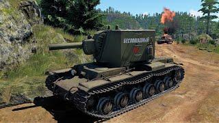 War Thunder: USSR - KV-2 Gameplay [1440p 60FPS]