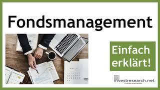 Fondsmanagement - Was macht ein Fondsmanager?