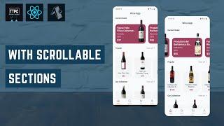 React Native Wine Shop Home Page - Wine Shopping App #5