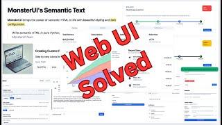 MonsterUI: Beautiful Python Web Apps in Minutes