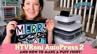 HTVRont Auto Press 2 Review & Puff Shirt Tutorial!