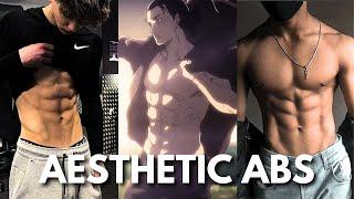 How to achieve aesthetic anime-level abs at home