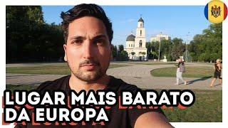 Visitei o PAÍS mais POBRE e BARATO de toda a EUROPA - Estevam Pelo Mundo em Chisinau na Moldávia