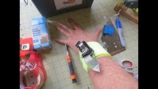 DIY cool tool- $1 magnetic wristband for holding tools