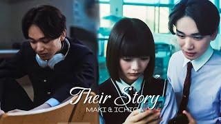 Rich popular guy fell in love with a poor girl | Maki & Ichica Their Story | Chastity High -Japanese