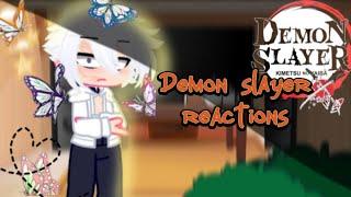 Hashiras reaction to demon slayer videos|gachaclub|demonslayer|kny|spoilers|tiktok