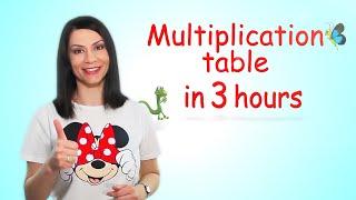 Times Tables. Multiplication table in 3 hours 
