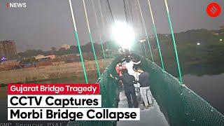 CCTV Captures Moment When Gujarat Bridge Came Crashing Down