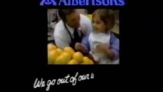 Albertsons Supermarket - TV commercial - 1985