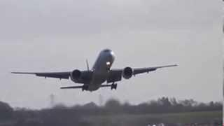 Sideways Landing Aborted At Last Second