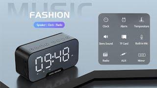 WALKENT SMART ALARM CLOCK WITH BLUETOOTH SPEAKERS AND FM/BEST QUALITY PRODUCT AT ONLY RS 1090!