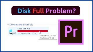 Clean up cache files created from Adobe Premiere Pro and Free up Disk Space of PC