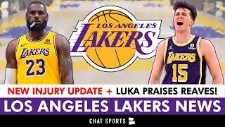 Luka Doncic PRAISES Austin Reaves + Lakers Injury News On LeBron James & Rui Hachimura