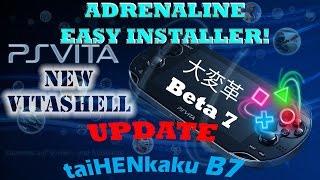 taiHENkaku Beta7 Most Stable Yet! VitaShell Update, Adrenaline Easy Installer, Change Game ID Guide!