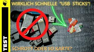 Der kleine USB Stick und SD-Karten Test