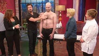 Watch a Man Get His Chest and Back Waxed and Shaved (He Says It's Not So Bad!)