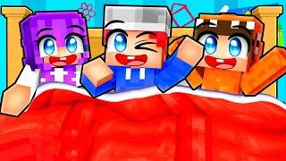 Gara’s FIRST SLEEPOVER In Minecraft!