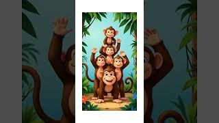 Monkey Tower Fail in Jungle!  | Funny Animal Short | UMZ #funny #funnyanimals
