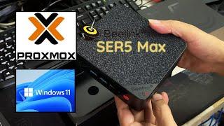 Installing Proxmox VE on Beelink SER5 MiniPC and Virtualize Windows 11