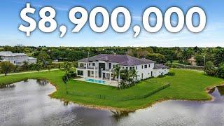 INSIDE AN $8,900,000 MANSION ON A 15-ACRE LAKE IN DELRAY BEACH, FL!!!