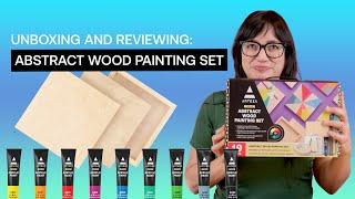 Unlocking Creativity: Arteza Abstract Wood Painting Set with Angela Yang