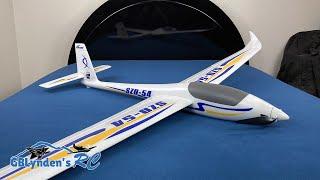 Arrows RC SZD-54 2000mm PNP RC Glider Unboxing & Review