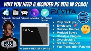 Why You Need A Modded PS Vita/PSTV In 2020! - Emulation, Homebrew, Backups, Themes, & More! #PSVita