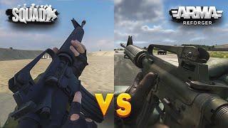 Порівняння SQUAD vs ARMA Reforger  зброя та гранати