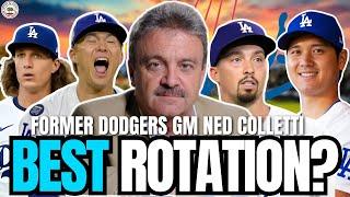 Do the DODGERS Already Have MLB's Best Rotation Without Sasaki? Ned Colletti Weighs In!