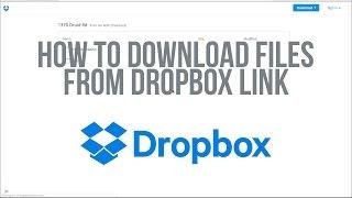 How to Download Photos From a Dropbox Link