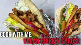 VEGAN CHICK'N GYROS RECIPE!! Ya better make this x