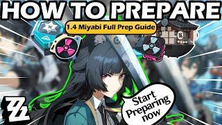 How To Start Preparing For Miyabi Before 1.4 Release | Zenless Zone Zero Full Prep Guide