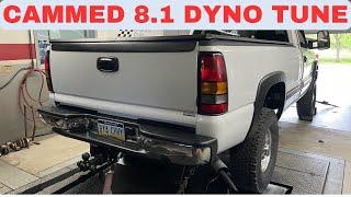 Cammed 8.1 Big Block Chevy Dyno Tune. How much power did it make to the wheels with new Comp Cam?