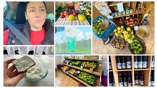 Milana LifeVlog Воскресный день на Obstplantagen! - купили фрукты - творожная паста - рецепт