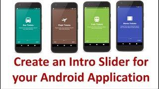 Android App Intro Slider  - 2/6 - Prepare the Project Resources