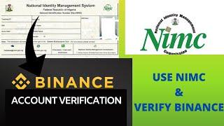 How to Verify Binance Account Fast 2022 #NIMCBINANCE #BINANCEVERIFICATION