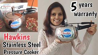 Hawkins Stainless Steel Pressure Cooker Review in Hindi | Hawkins Contura 3 Litre Pressure Cooker