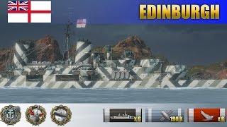 Британское безумие продолжается, в главной роли - крейсер Edinburgh | WoWS Replays