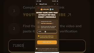 Secret Game Apps That Actually Pay Real Money | MemeGirls New Code 3 November