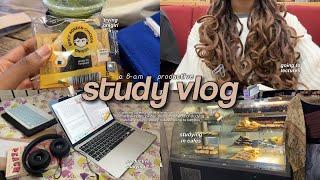 6am productive daily vlog  morning routine, pilates, studying in café, skincare, lectures, friends